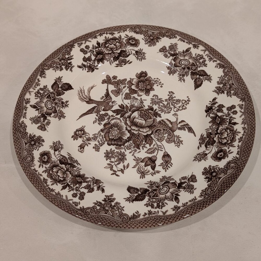 Royal Stafford Asiatic Pheasant Brown Dinner Plate 